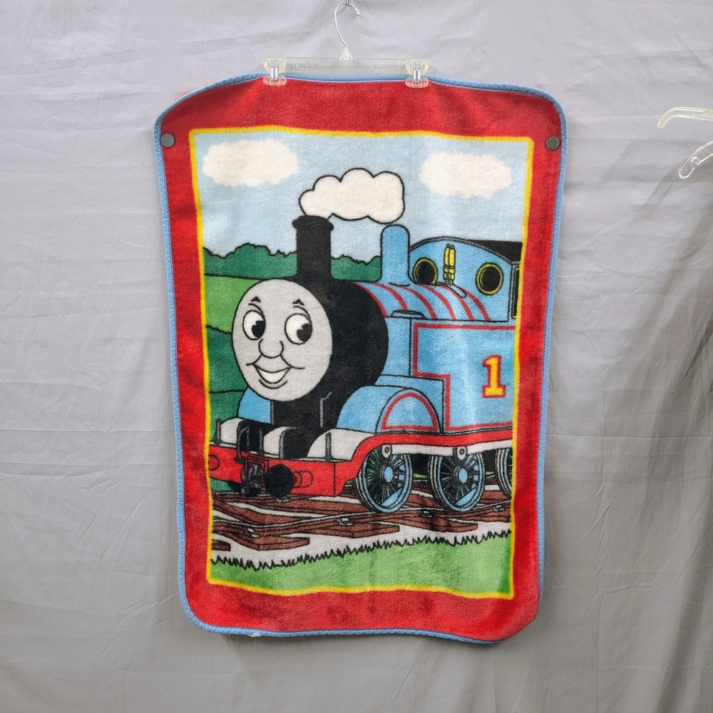 Thomas‎ & Friends Thomas the Tank Engine Fleece Snap Throw Blanket Blue 43x32